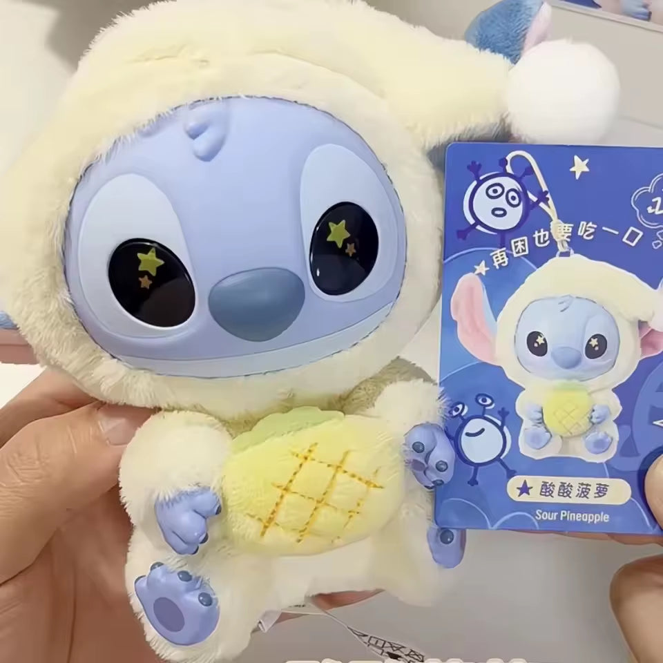 Kawaii Stitch Blind Box Bag Eat Some Thing before Sleep Series Vinyl Pendant Cute Doll Mystery Box Fluffy Doll Adult Gi